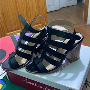 American Eagle Black Heel Sandals